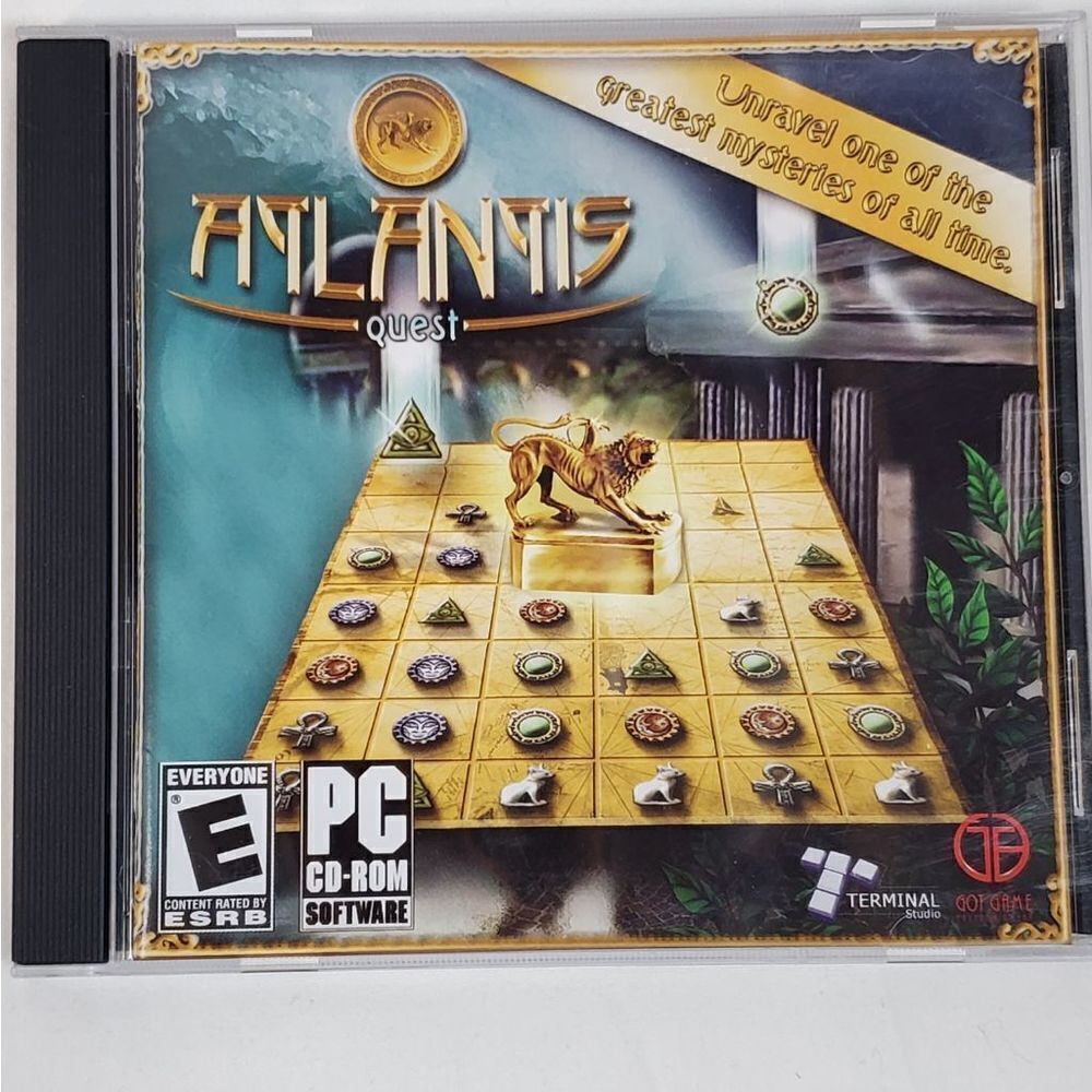 Atlantis Quest Game CD-ROM PC